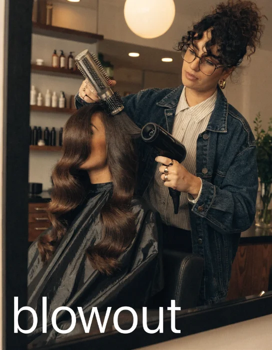 Smooth, set, and ready for anywhere. Blowouts $65 — walk-ins welcome before noon. 💨