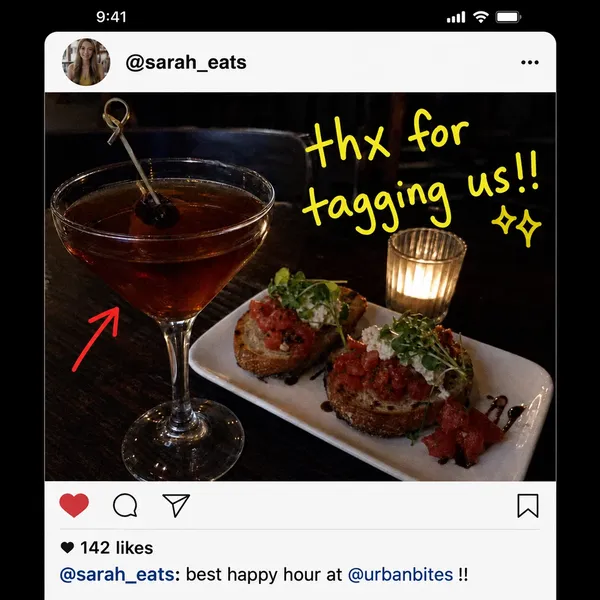 Amateur small-business social post — what it looks like before SocialNex