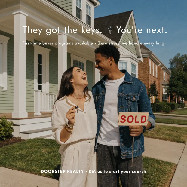 Closed in 23 days. First-time buyers. The keys just changed hands. Welcome home. 🔑