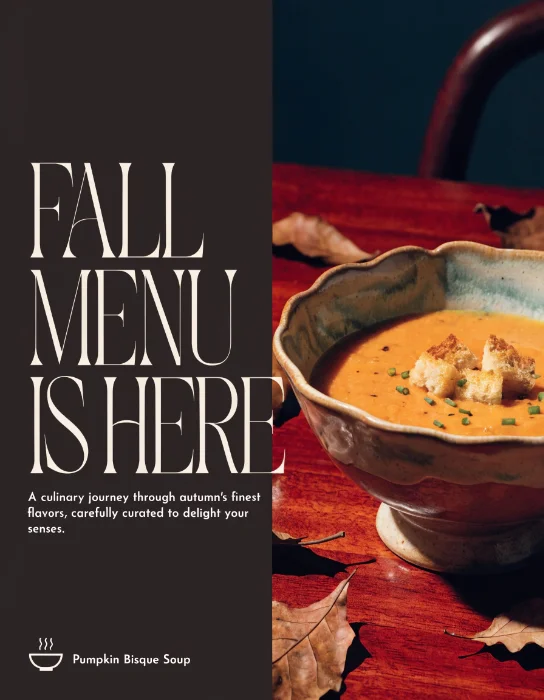 The seasonal menu drops this week. Save this post — these dishes don't come back. 🍂
