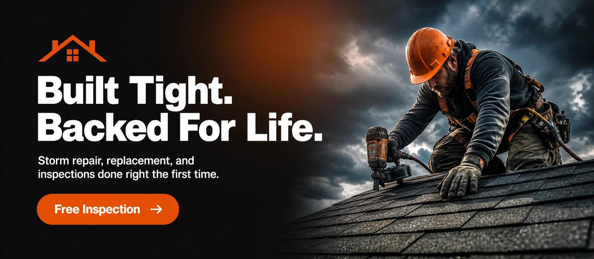 Fast roof repair service