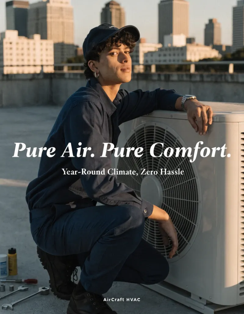 POV: you finally booked the HVAC tune-up you've been ignoring since 2023. 👏